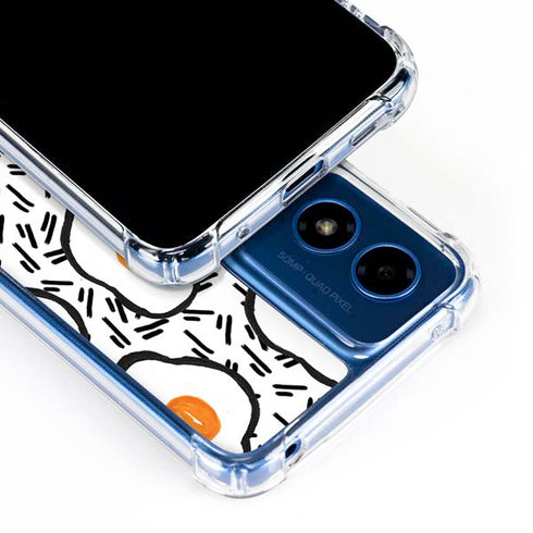 Bouffants and Broken Hearts Eggs Moto G 5G (2024) Clear Case
